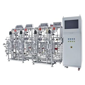 многократен паралелен ферментатор от неръждаема стомана